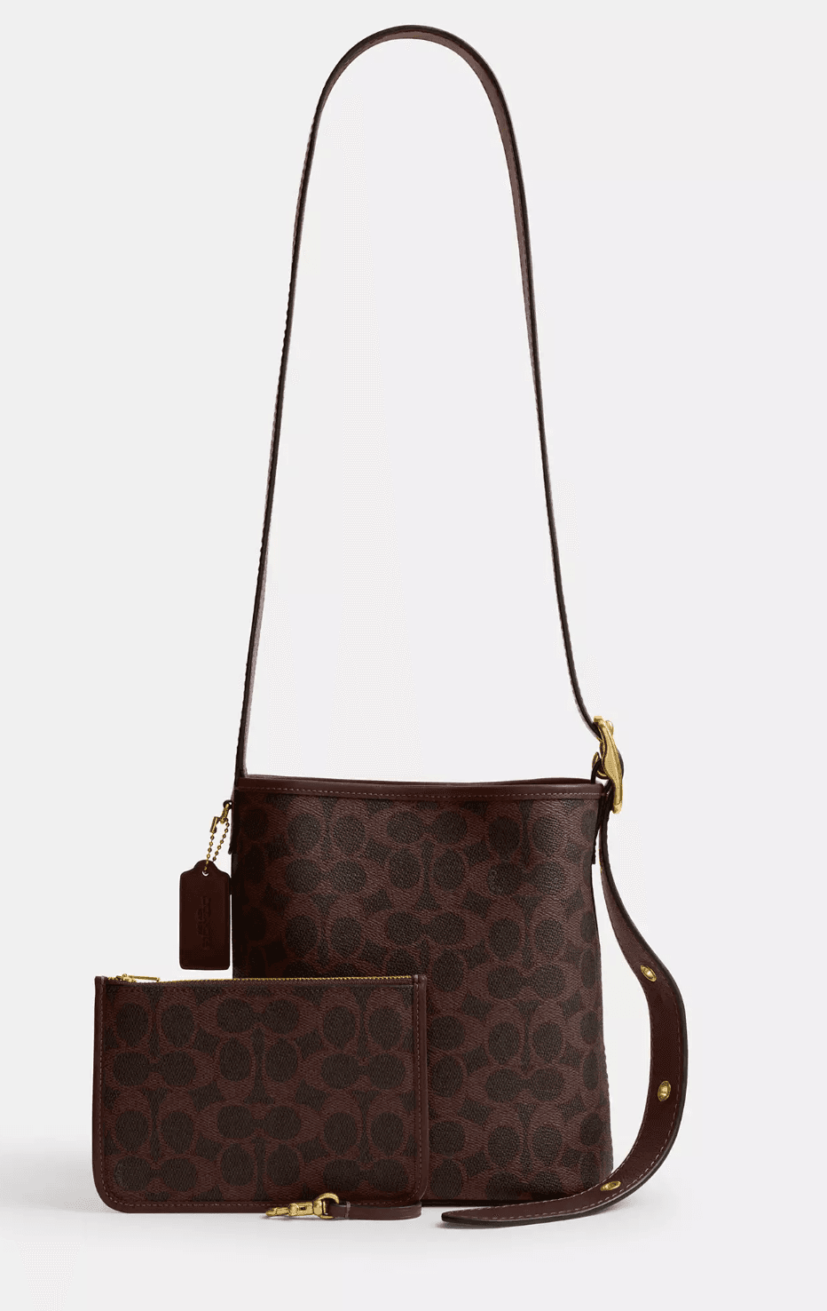 Coach Bleecker Bucket Bag 21 in Signature Canvas