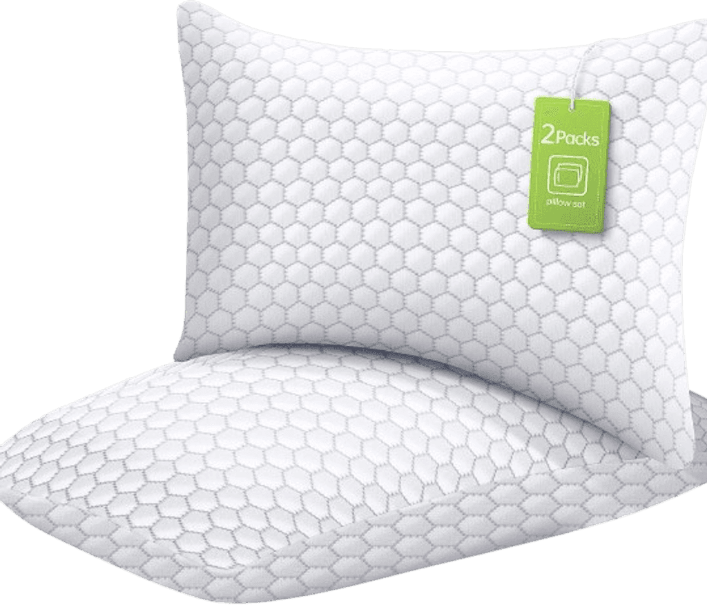 Juego de 2 almohadas de espuma viscoelástica
