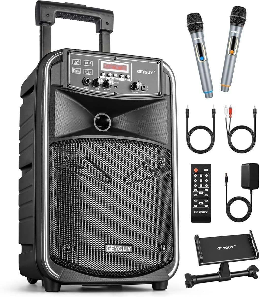 Bocina de Karaoke Bluetooth portátil