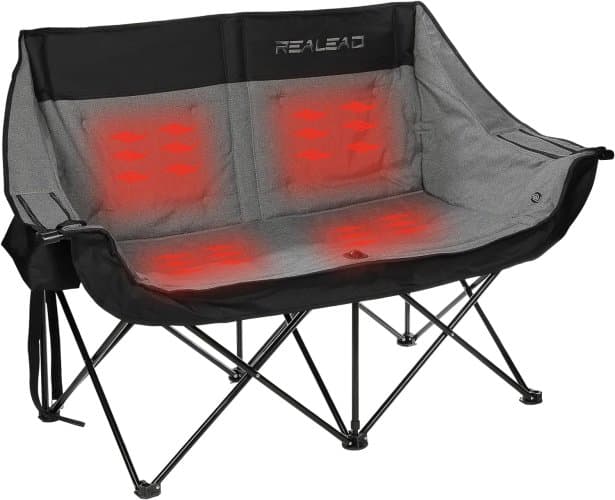Silla de camping con calefaccion de dos plazas