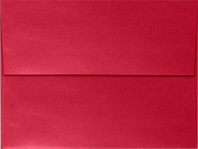 Paquete de 4 cajas de 250 Sobres rojo