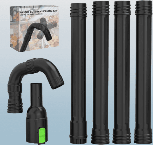 Kit de limpieza de canalones de 8 piezas