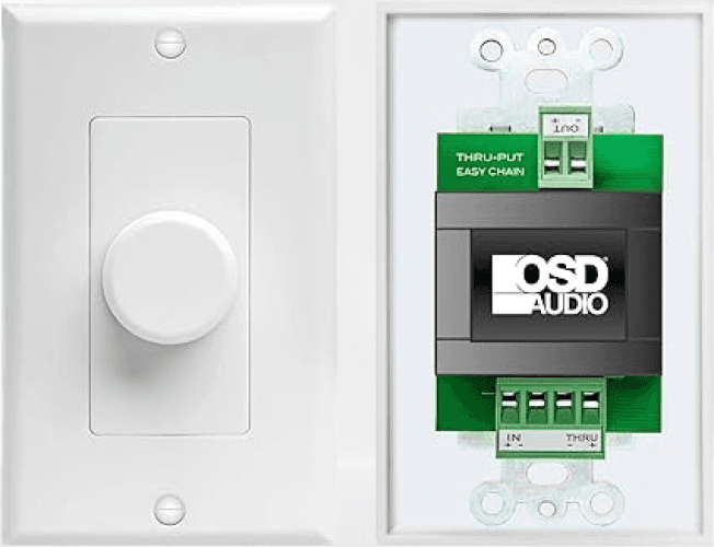 Control de volumen en la pared Instalacion en cadena facil