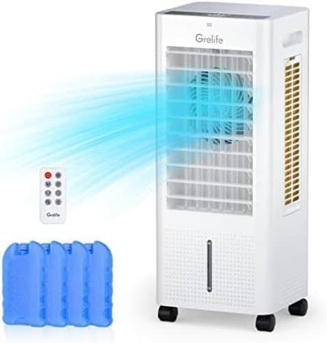 Enfriador de aire evaporativo portatil