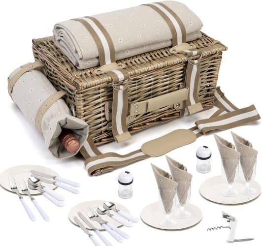Cesta de picnic para 4 personas