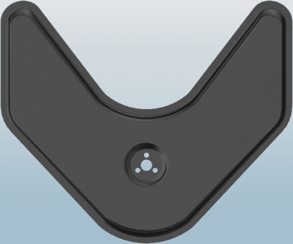 Soporte para monitor en forma de V