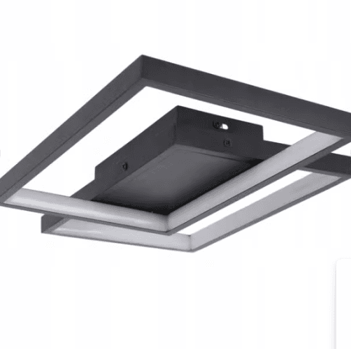 Lampara de techo LED estilo madera empotrada
