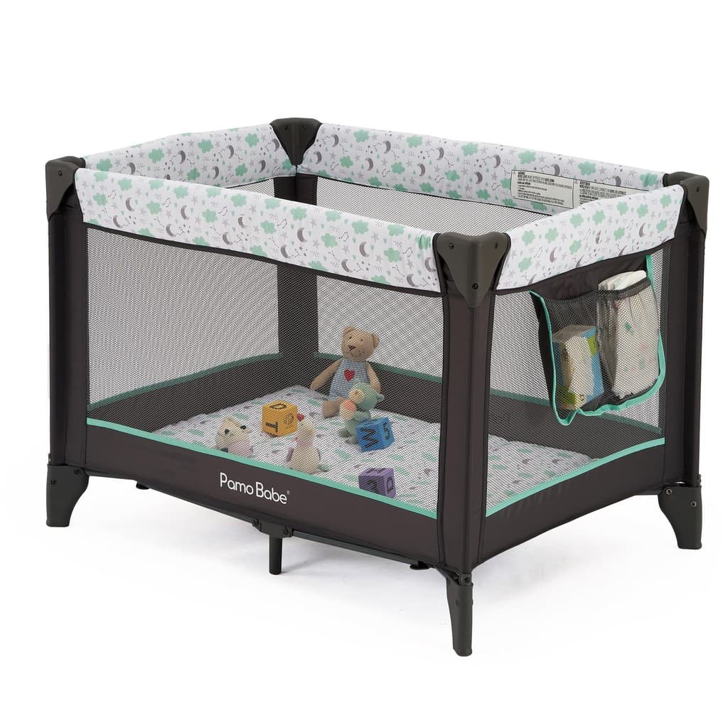 Corral cuna para bebe con comodo colchon y cambiador