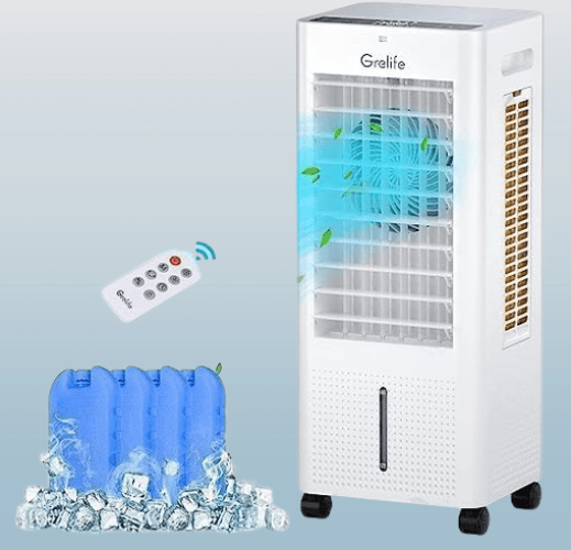 Enfriador de aire evaporativo portatil ventilador de enfria