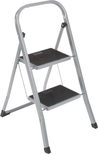 Escalera de 2 pasos resistente portatil escalera plegable