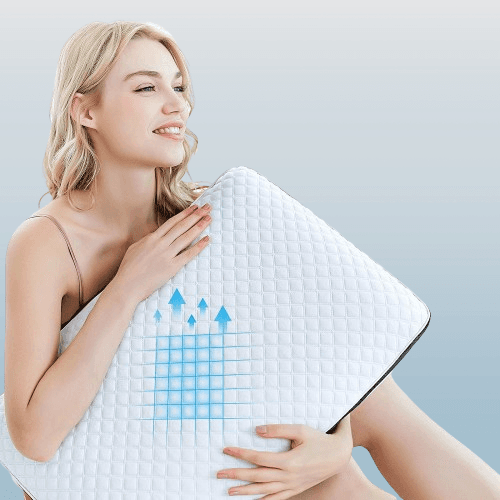 Almohadas de gel refrescante para aliviar el dolor de cuello