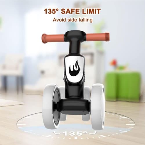 Bicicleta de equilibrio para ninos NEGRO