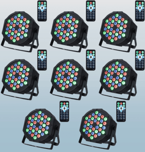 luz LED para escenario con control remoto