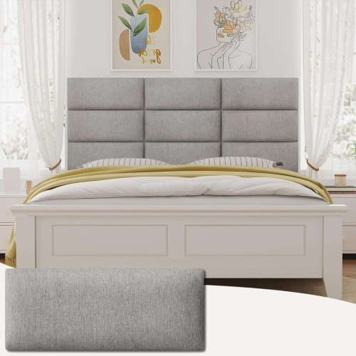 Cabecero tapizado de pared tamaño Queen