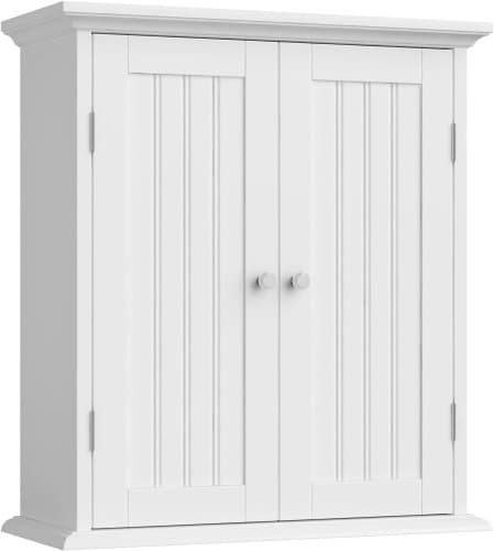 Armario de pared de baño Blanco