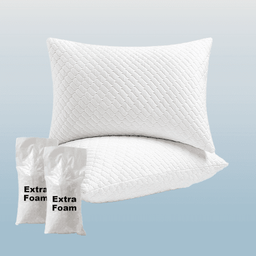 Almohadas refrescantes de espuma viscoelastica tamano Queen