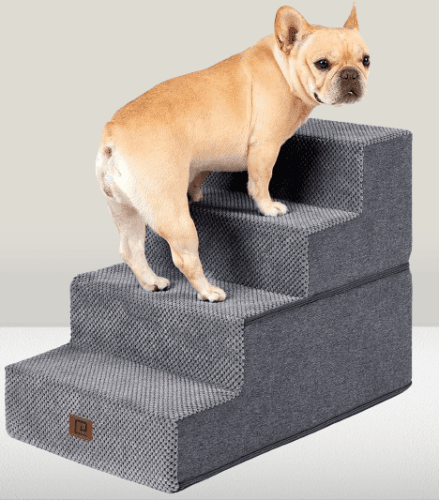 Escalones para perros de 4 escalones para cama alta de 18 pulgadas
