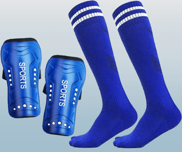 Espinilleras de fútbol con calcetines para fútbol de 3 4 5