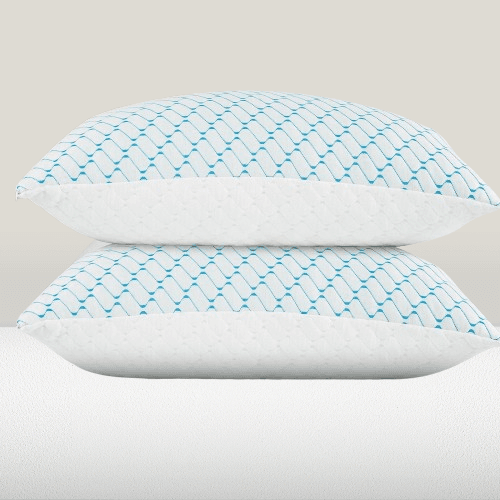 Juego de 2 almohadas de espuma viscoelástica tamaño Queen