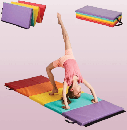 Colchoneta de gimnasia plegable de 5 paneles