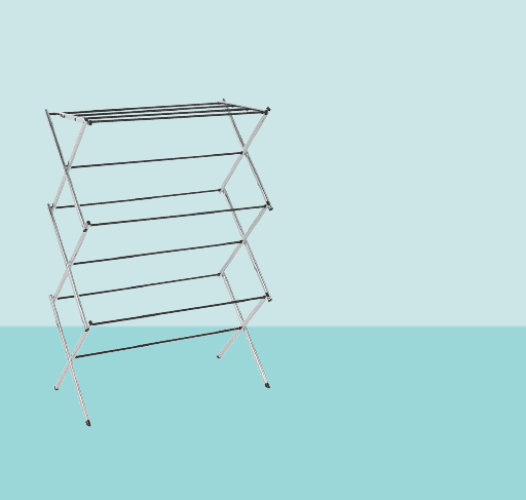Estante plegable para ropa de secado al aire