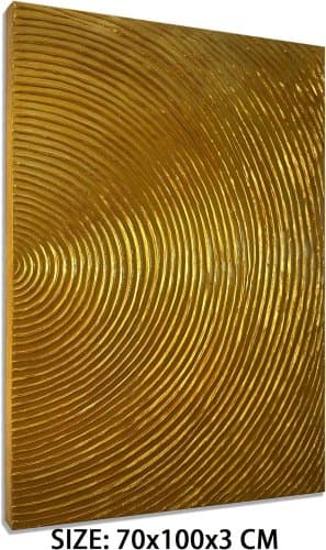 Pintura abstracta moderna hecha a mano con textura pesada 3D