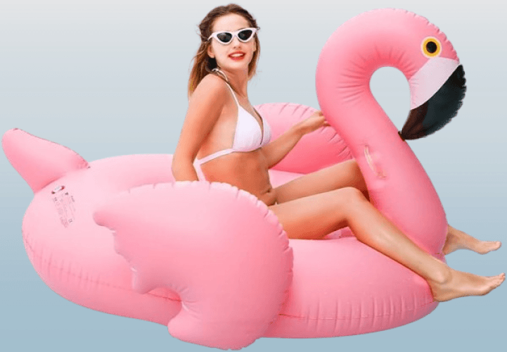 Inflable de cisne gigante para piscina