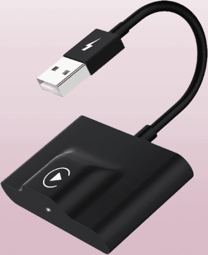Adaptador inalámbrico CarPlay color negro