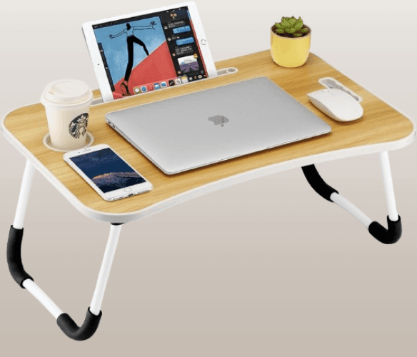 Mesa plegable para laptop bandeja port