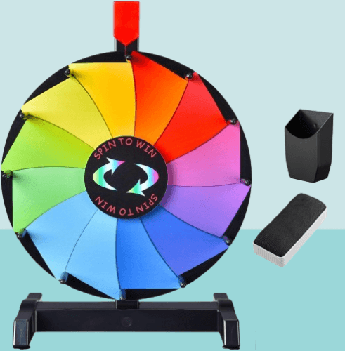 Rueda de premio de 12 pulgadas de doble uso