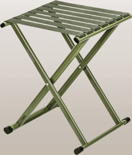 Taburete plegable de 17.8 pulgadas de altura