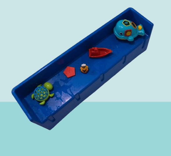 Area de estante de juego de proteccion contra salpicaduras