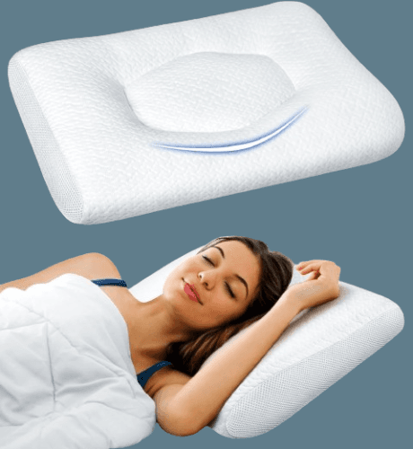 Almohada cervical de altura ajustable para aliviar el dolor