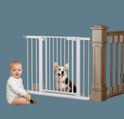 Puerta de bebe de 27-43 pulgadas de facil instalacion
