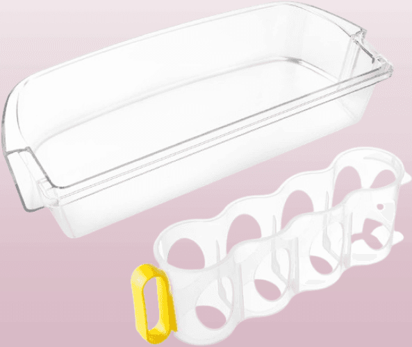 Contenedor de estante de puerta de refrigerador