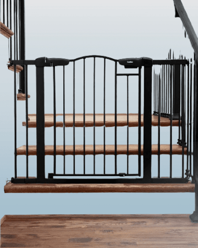 Puerta de bebe de decoracion arqueada de 29.7-46 pulgadas