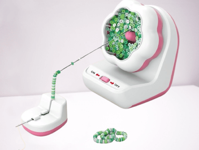 Girador eléctrico de cuentas de arcilla para hacer joyas