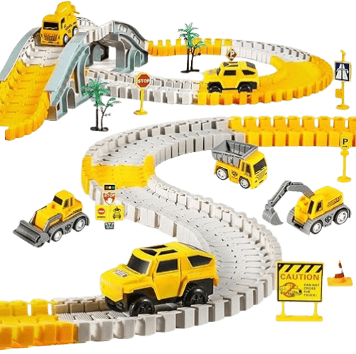 Pistas de carreras de construccion para ninos