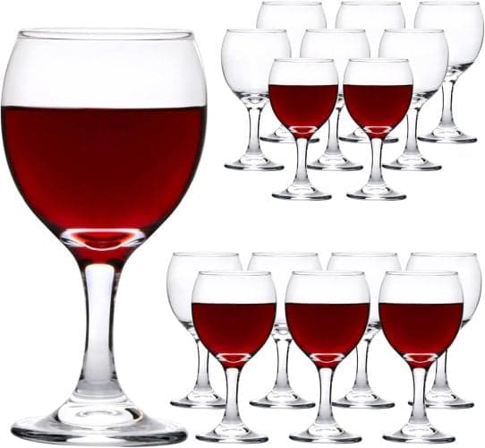 Copas de vino blanco de 8 onzas - 16 unidades