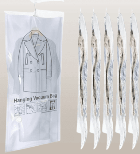Bolsas de almacenamiento al vacío colgantes para ropa