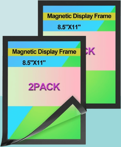 Soporte magnetico para letrero de pared