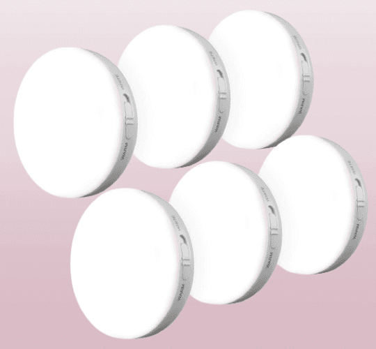 6 Luces de disco con sensor de movimiento
