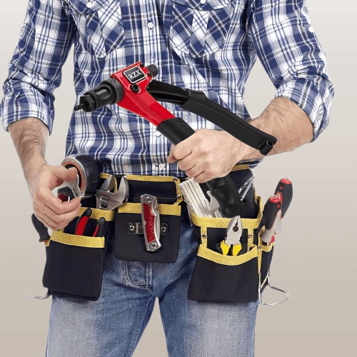 Herramientas de remachado con sistema de instalación