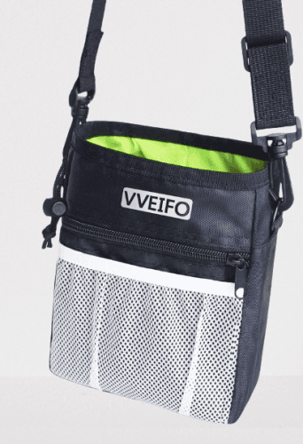 Bolsa de golosinas para perros color negro
