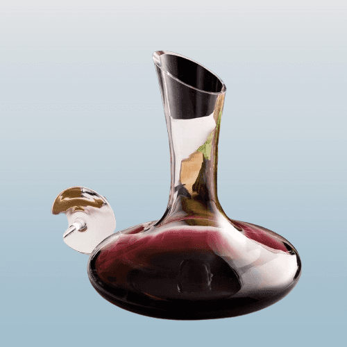 Jarra de vino de vidrio de cristal 100% soplado a mano