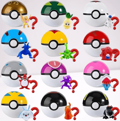 12 figuras de acción de juguete pokemon
