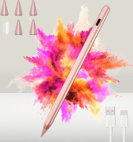 Lápiz óptico para iPad color rosa