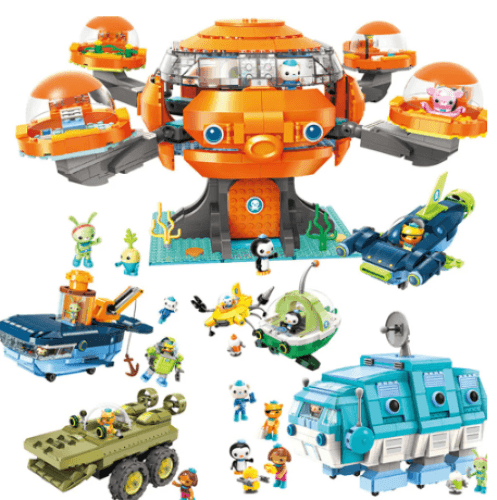 Bloques de construcción de los octonautas para niños