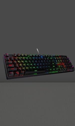 Teclado mecánico para juegos K582 SURARA RGB LED retroiluminado