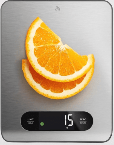 Báscula de alimentos de acero inoxidable pantalla LCD
